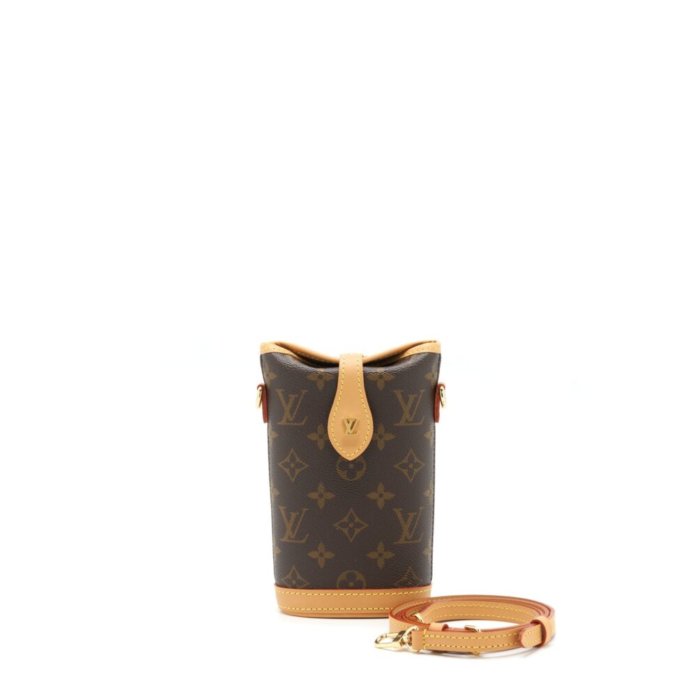 AAA Replica Louis Vuitton LV FOLD ME POUCH MONOGRAM CANVAS GHW