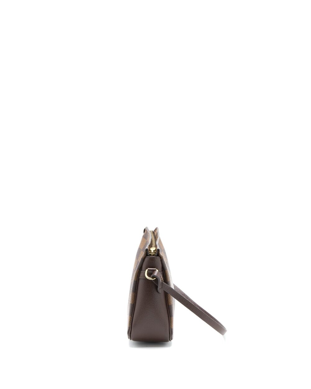 AAA Replica Louis Vuitton LV MINI CLUTCH DAMIER EBENE CANVAS GHW