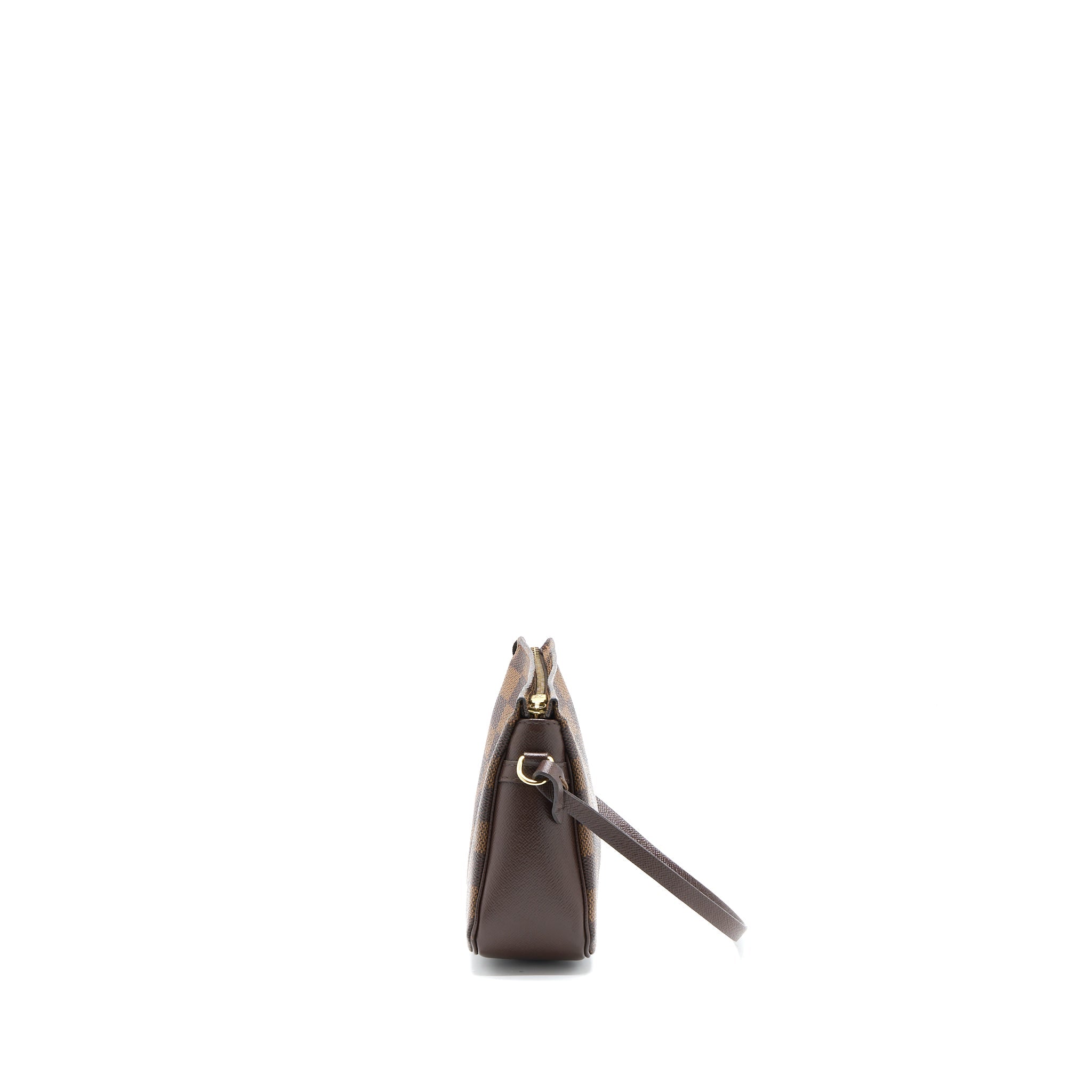 AAA Replica Louis Vuitton LV MINI CLUTCH DAMIER EBENE CANVAS GHW