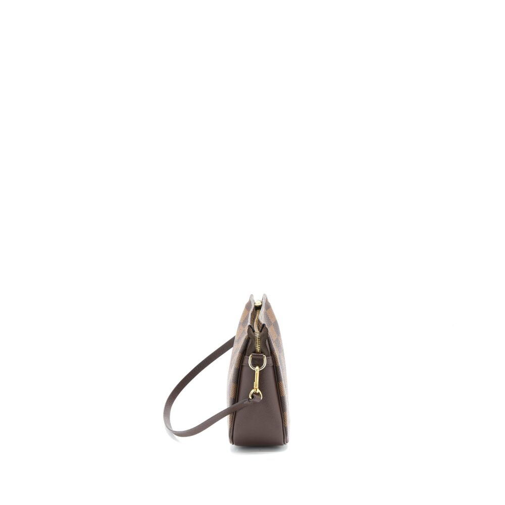 AAA Replica Louis Vuitton LV MINI CLUTCH DAMIER EBENE CANVAS GHW