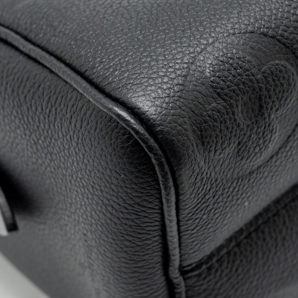AAA Replica Louis Vuitton LV SPEEDY 20 BANDOULIERE MONOGRAM EMPREINTE BLACK GHW