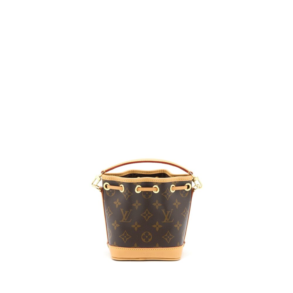 AAA Replica Louis Vuitton LV NANO NOE MONOGRAM CANVAS GHW (NEW VERSION)