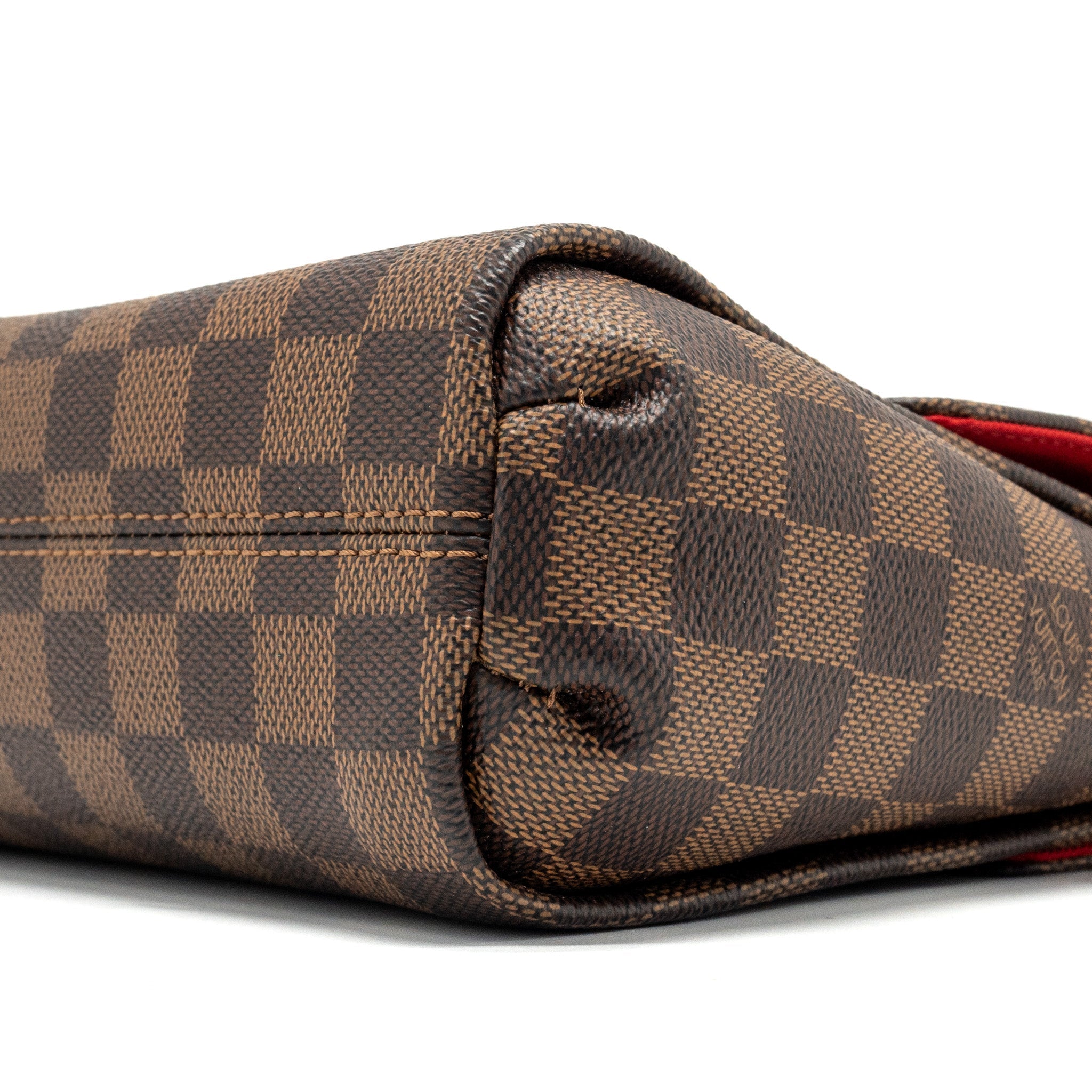 AAA Replica Louis Vuitton LV CROISETTE DAMIER EBENE GHW