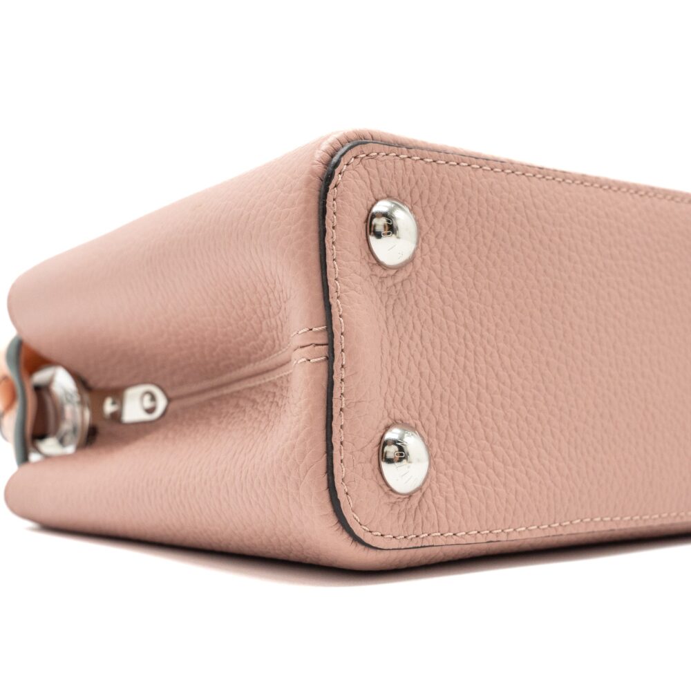 AAA Replica Louis Vuitton LV CAPUCINES BB TAURILLON CALFSKIN LIGHT PINK SHW