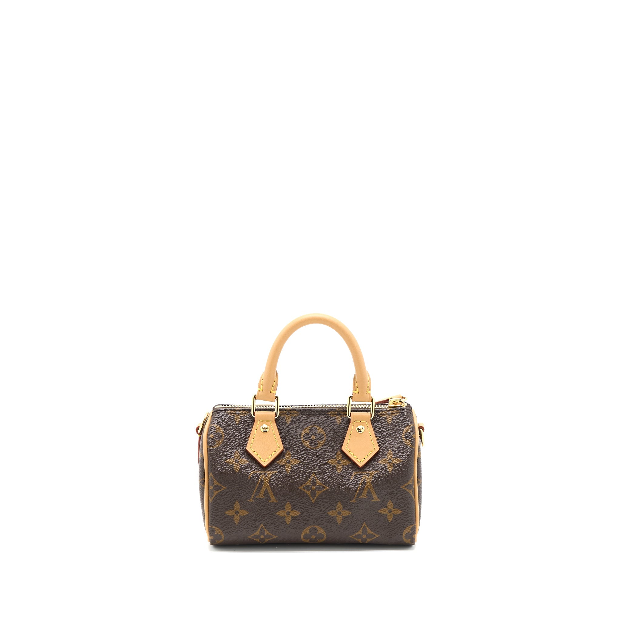 AAA Replica Louis Vuitton LV NANO SPEEDY MONOGRAM CANVAS GHW (NEW VERSION)