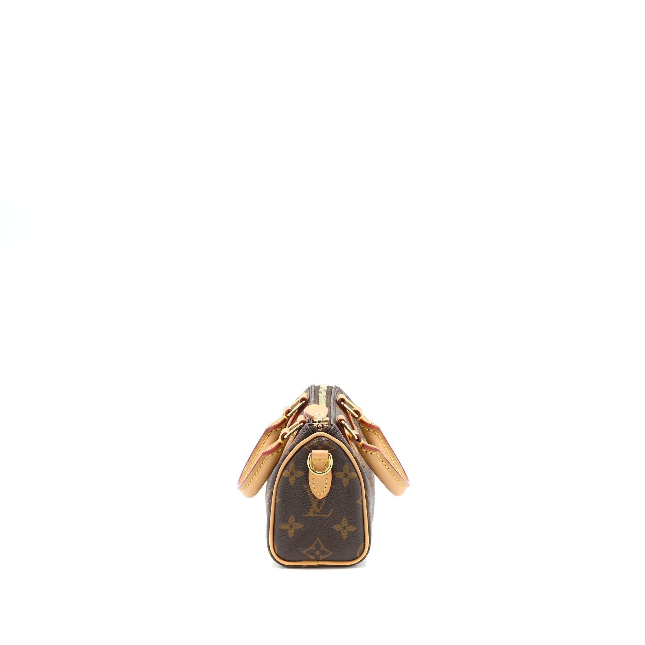 AAA Replica Louis Vuitton LV NANO SPEEDY MONOGRAM CANVAS GHW (NEW VERSION)