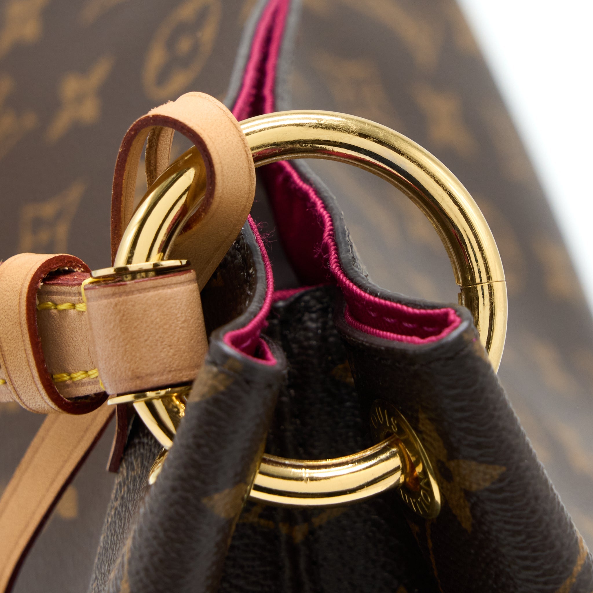 AAA Replica Louis Vuitton LV GRACEFUL MM MONOGRAM CANVAS GHW (NEW VERSION)