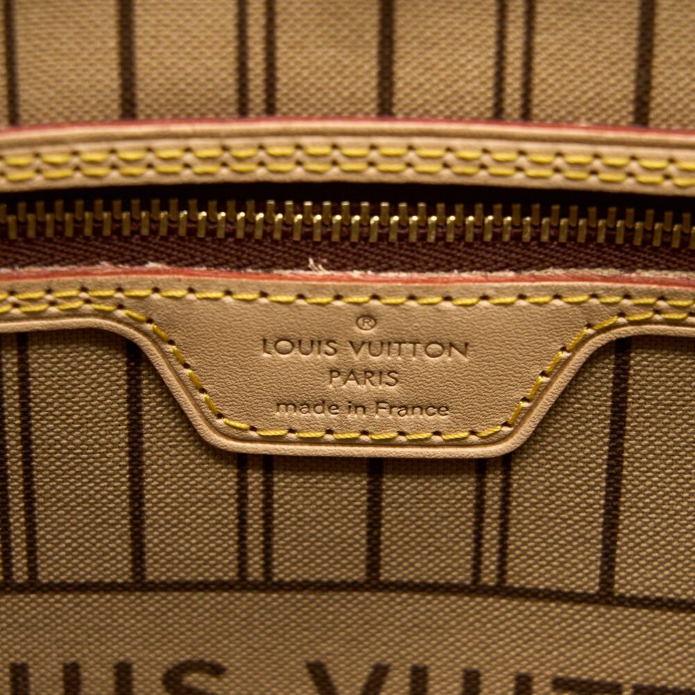 AAA Replica Louis Vuitton LV NEVERFULL MM MONOGRAM CANVAS BEIGE GHW (NEW VERSION)