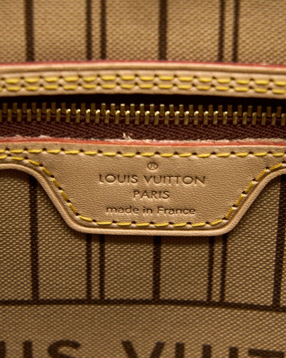 AAA Replica Louis Vuitton LV NEVERFULL MM MONOGRAM CANVAS BEIGE GHW (NEW VERSION)
