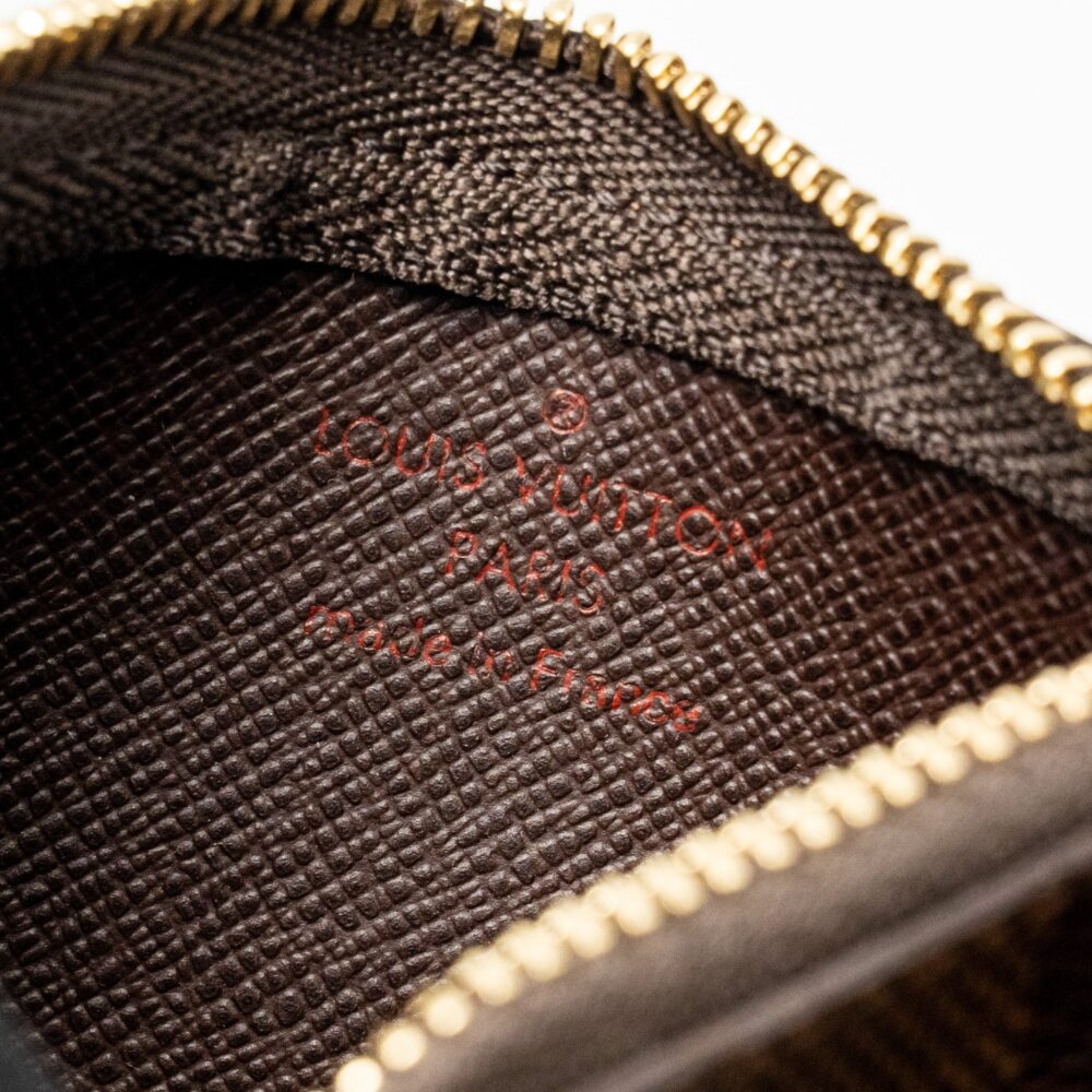 AAA Replica Louis Vuitton LV ROSALIE COIN PURSE MONOGRAM CANVAS FUCHSIA, KEY POUCH DAMIER EBENE GHW(SELL IN A SET)