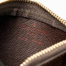 AAA Replica Louis Vuitton LV ROSALIE COIN PURSE MONOGRAM CANVAS FUCHSIA, KEY POUCH DAMIER EBENE GHW(SELL IN A SET)