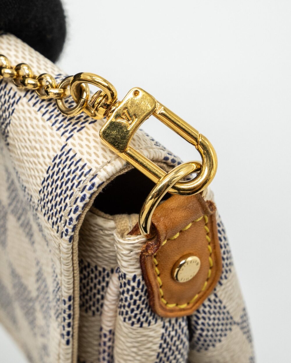 AAA Replica Louis Vuitton LV FAVOURITE PM DAMIER AZUR CANVAS GHW