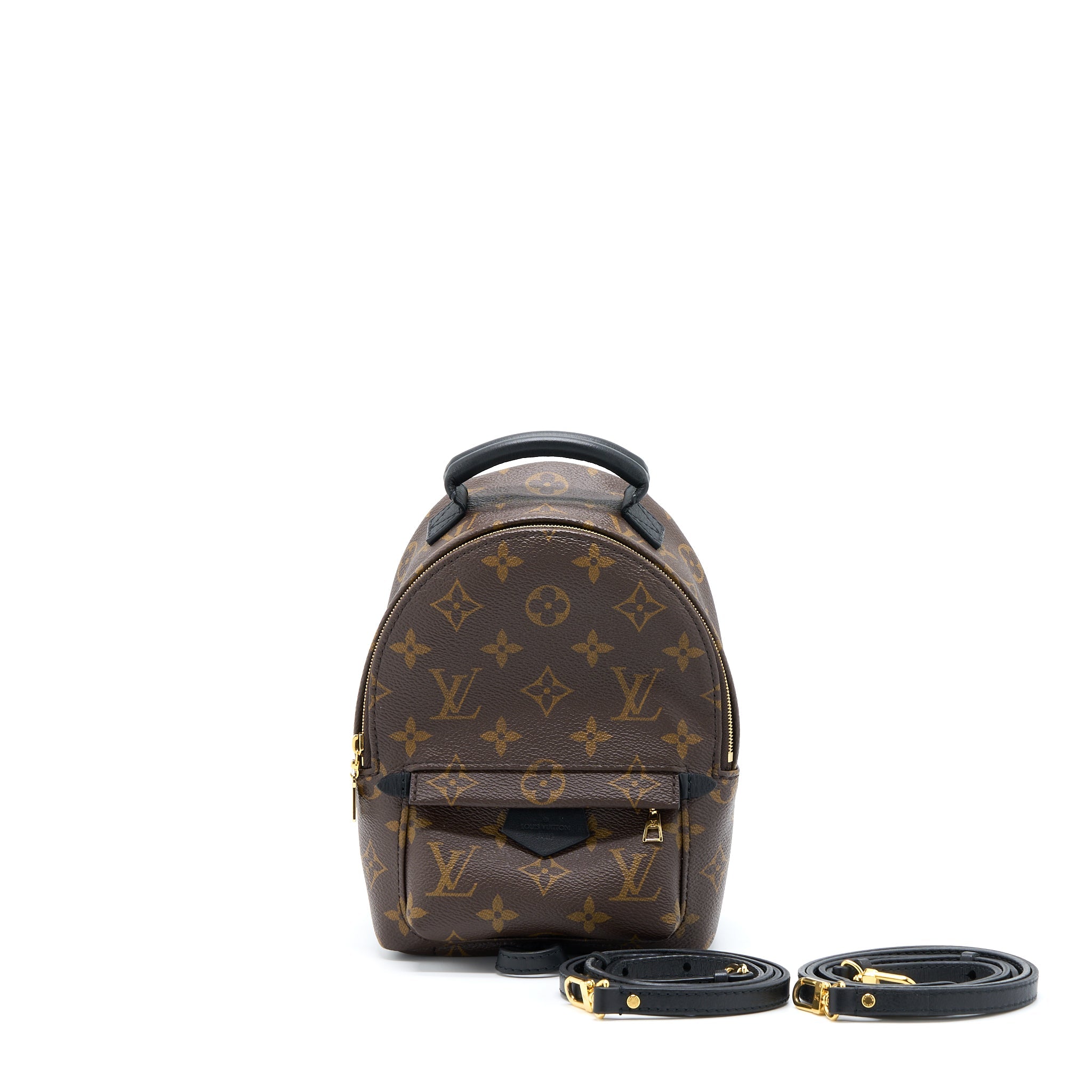 AAA Replica Louis Vuitton LV PALM SPRING MINI BACKPACK MONOGRAM CANVAS GHW