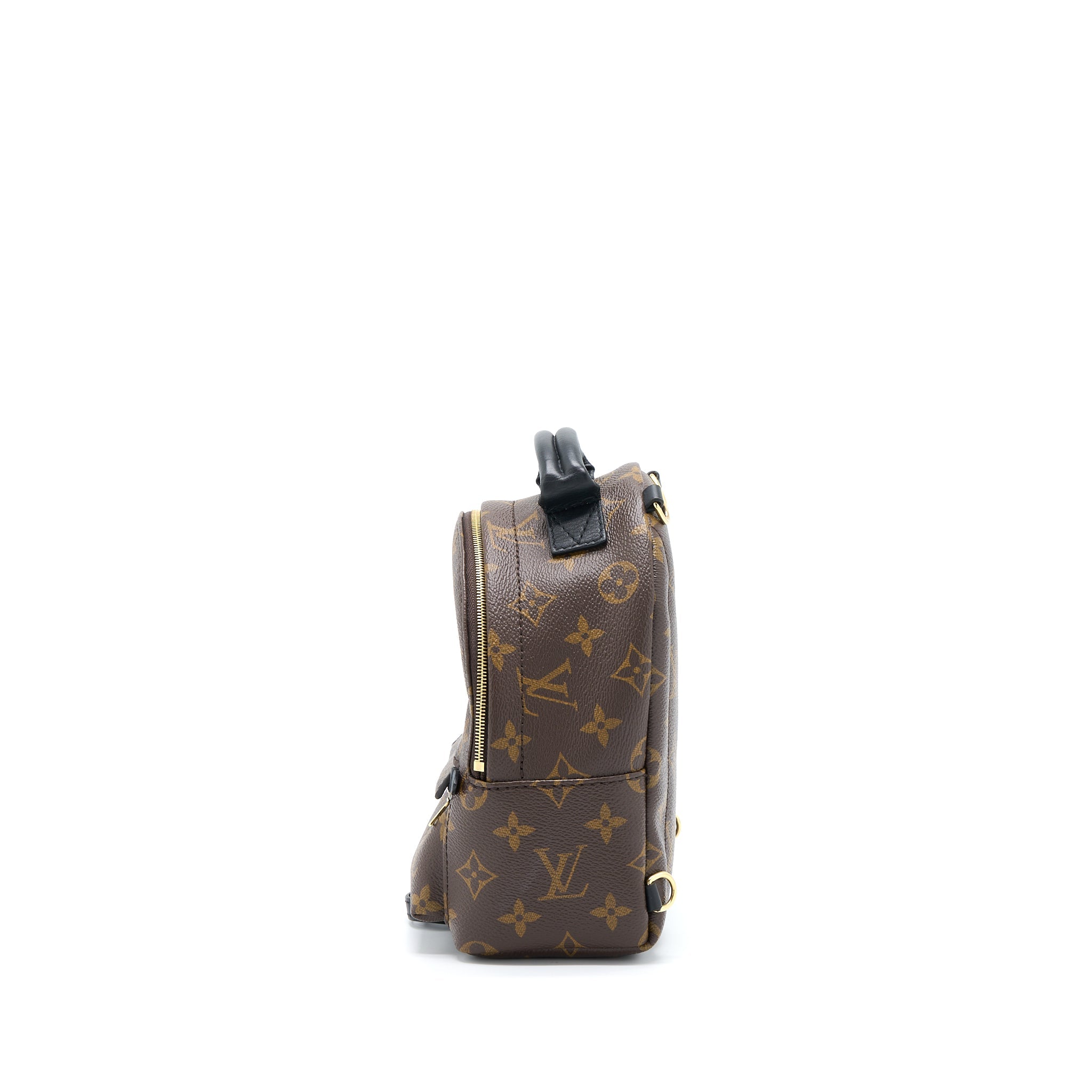 AAA Replica Louis Vuitton LV PALM SPRING MINI BACKPACK MONOGRAM CANVAS GHW