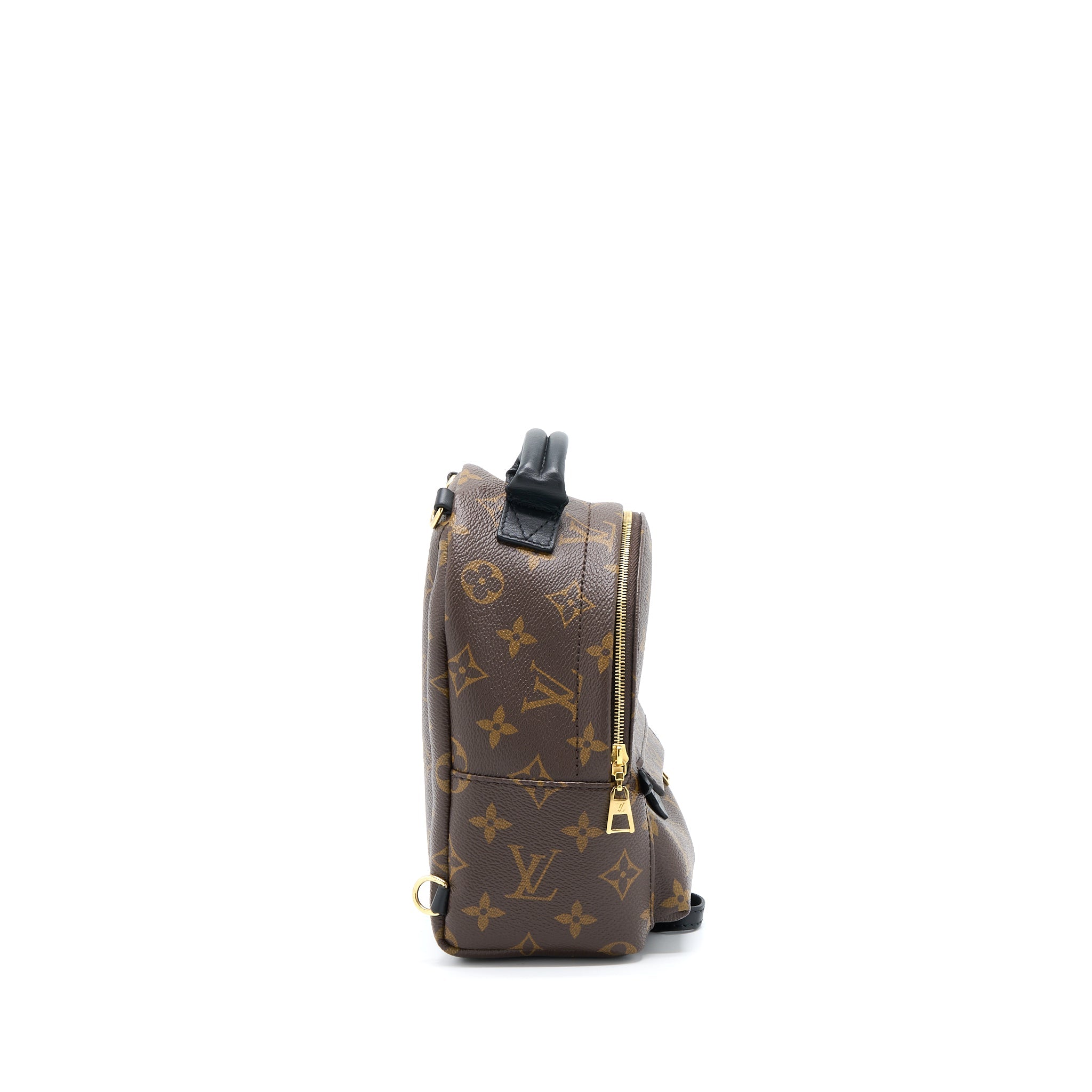 AAA Replica Louis Vuitton LV PALM SPRING MINI BACKPACK MONOGRAM CANVAS GHW