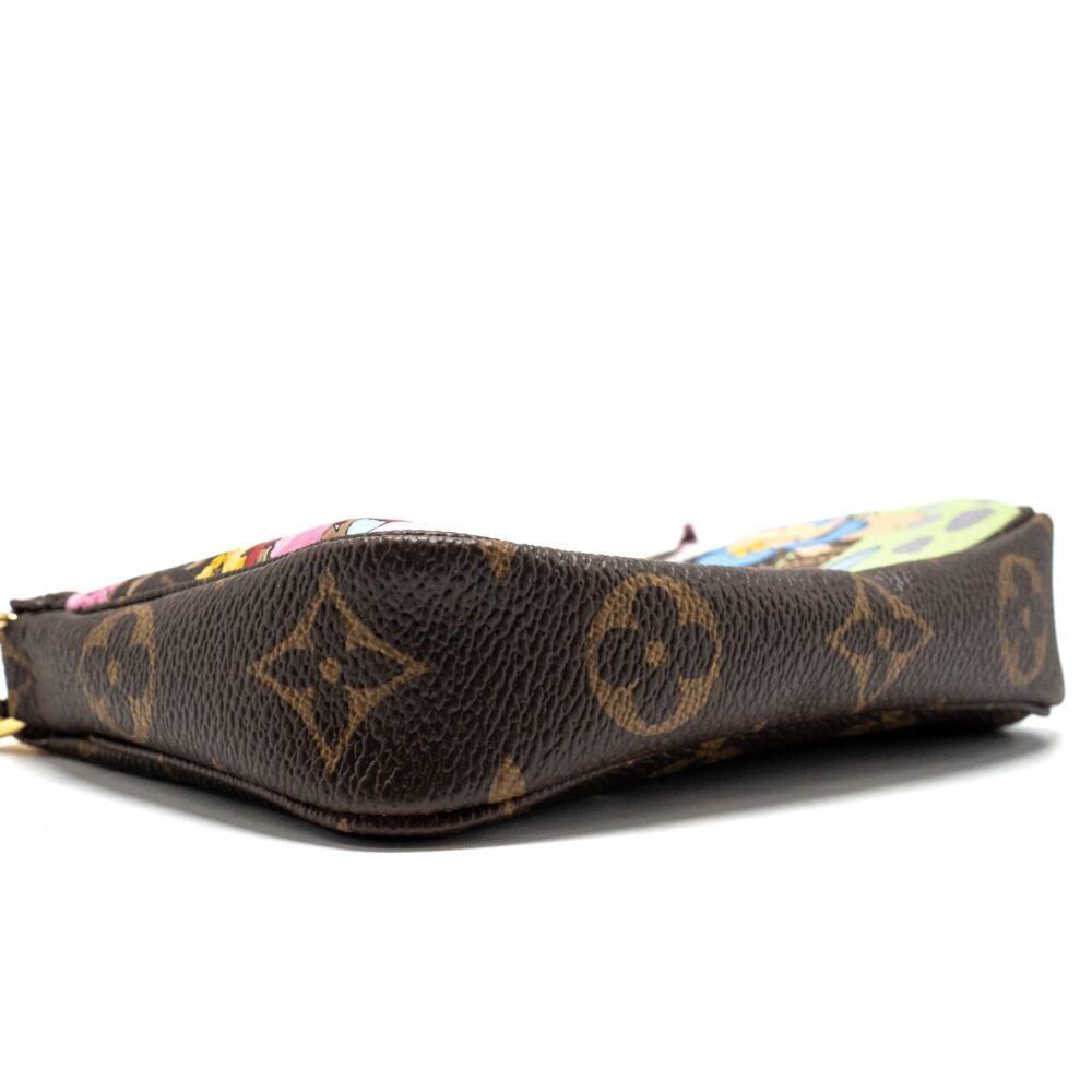 AAA Replica Louis Vuitton LV MINI POCHETTE ACCESSORIES 2021 CHRISTMAS LIMITED EDITION JAPANESE GARDEN SAKURA GHW