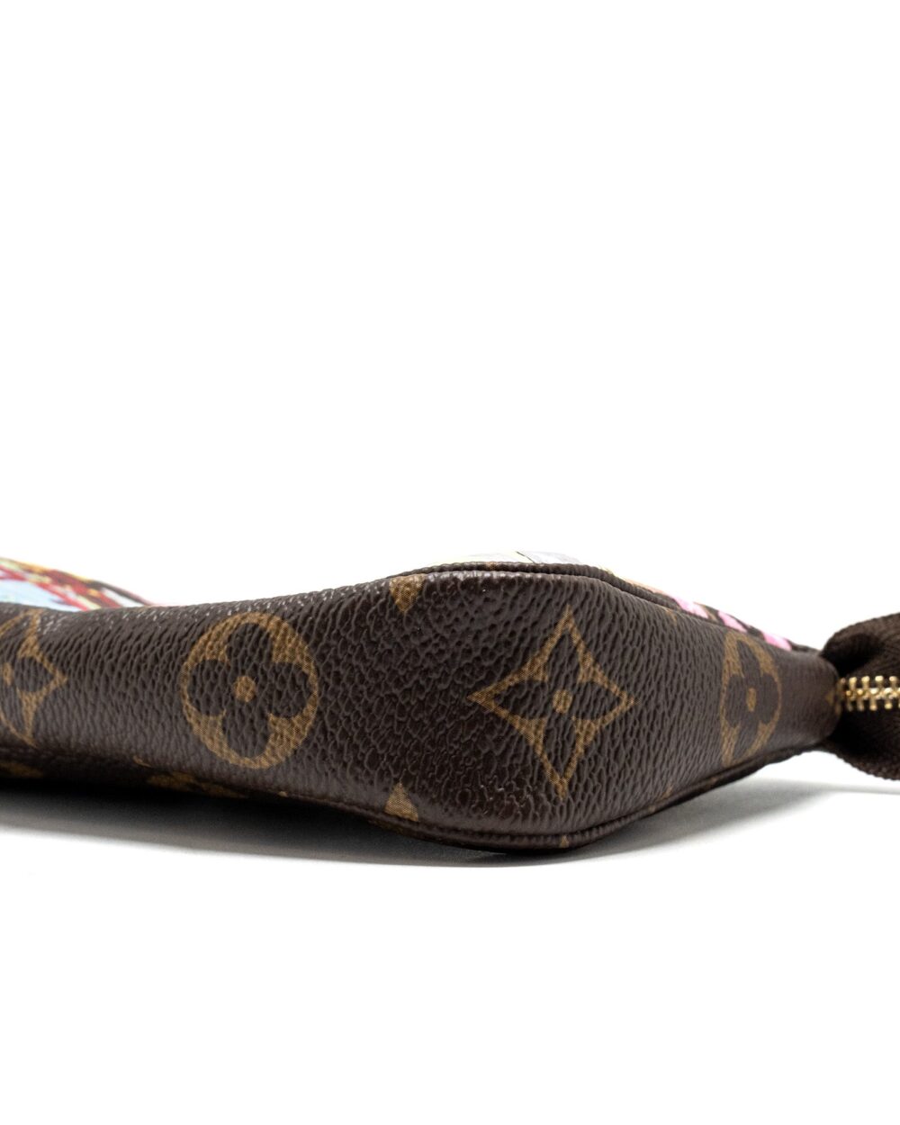 AAA Replica Louis Vuitton LV MINI POCHETTE ACCESSORIES 2021 CHRISTMAS LIMITED EDITION JAPANESE GARDEN SAKURA GHW 
