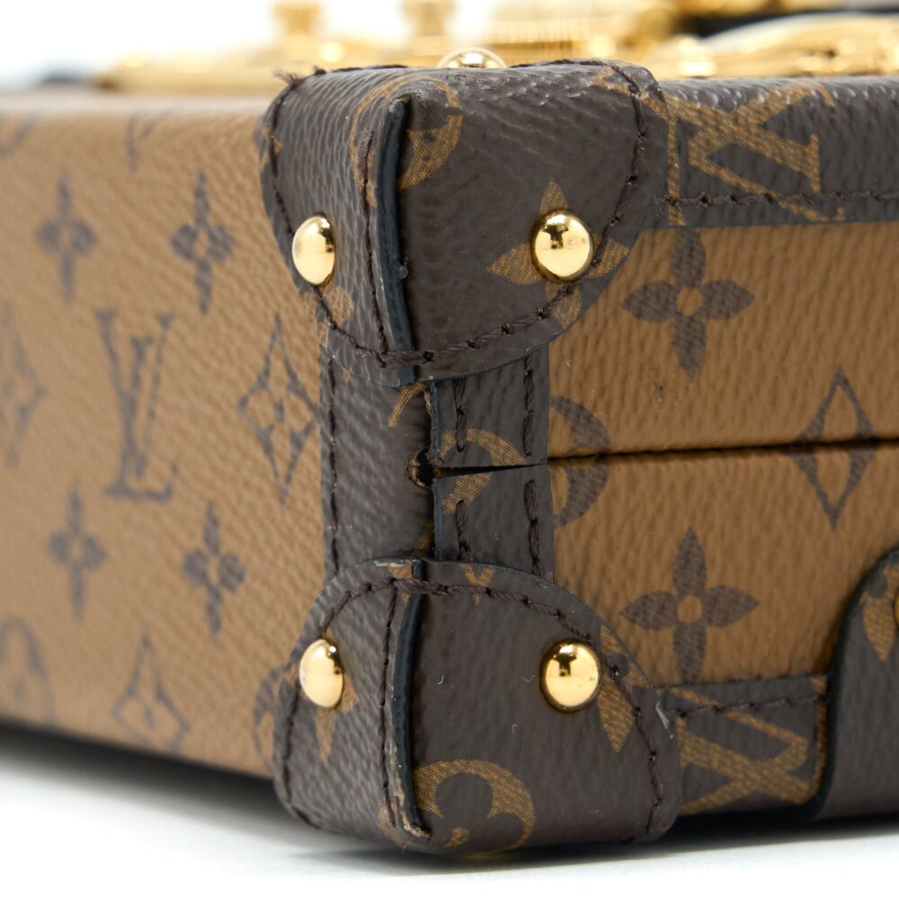 AAA Replica Louis Vuitton LV PETIT MALLE MONOGRAM REVERSE CANVAS GHW