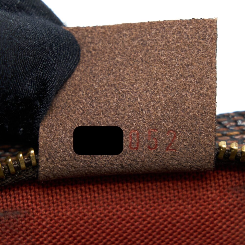 AAA Replica Louis Vuitton LV MINI CLUTCH DAMIER EBENE CANVAS GHW