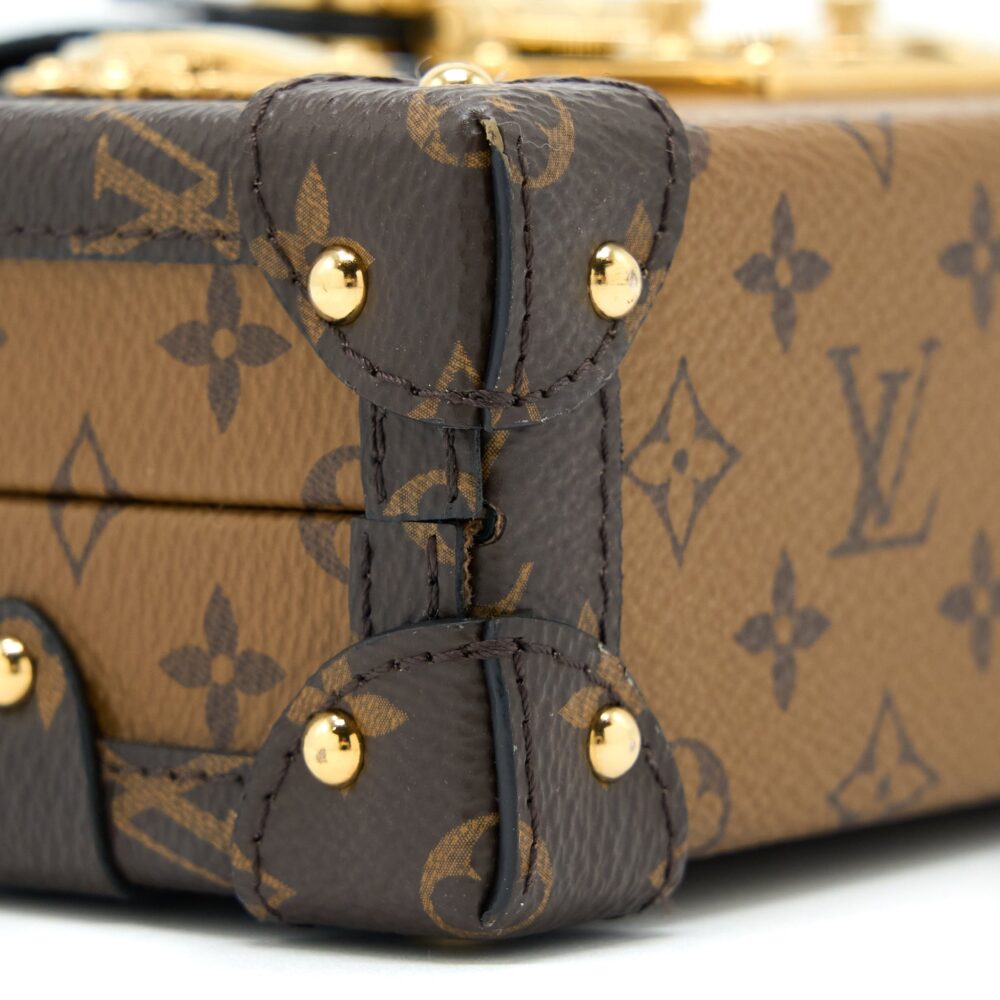 AAA Replica Louis Vuitton LV PETIT MALLE MONOGRAM REVERSE CANVAS GHW