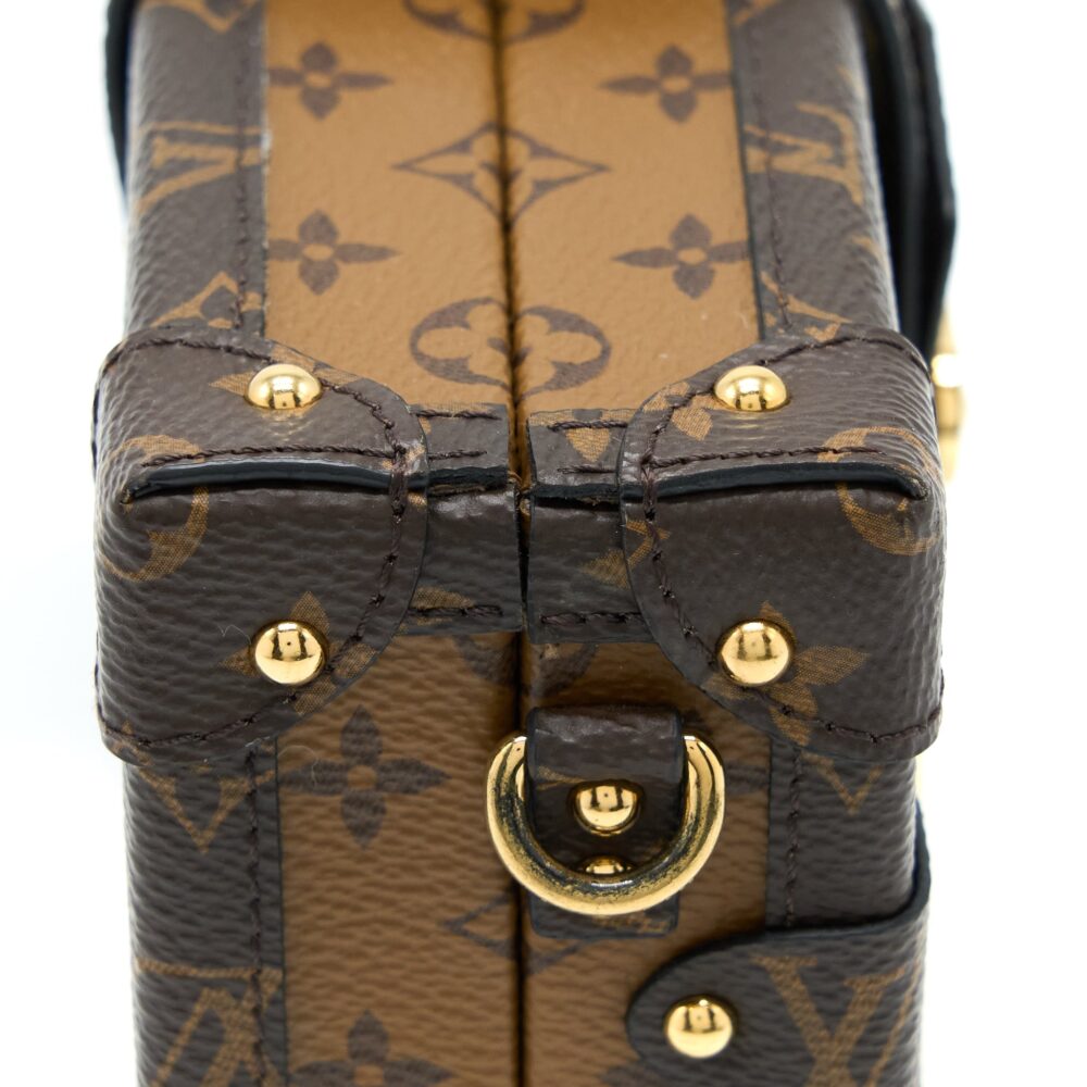 AAA Replica Louis Vuitton LV PETIT MALLE MONOGRAM REVERSE CANVAS GHW