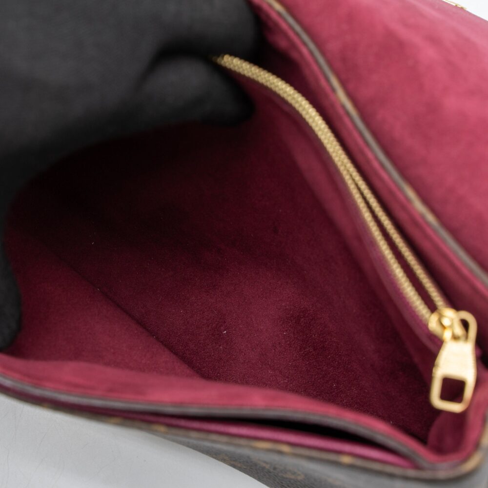 AAA Replica Louis Vuitton LV PALLAS CHAIN BAG MONOGRAM CANVAS/AURORE GHW