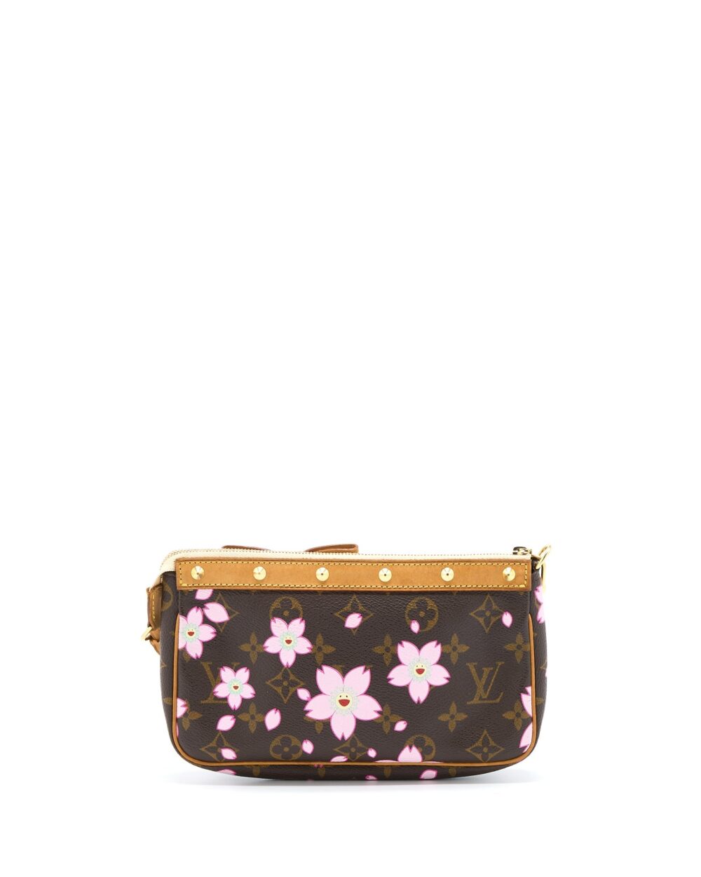 AAA Replica Louis Vuitton LV VINTAGE CHERRY BLOSSOM POCHETTE MONOGRAM CANVAS GHW