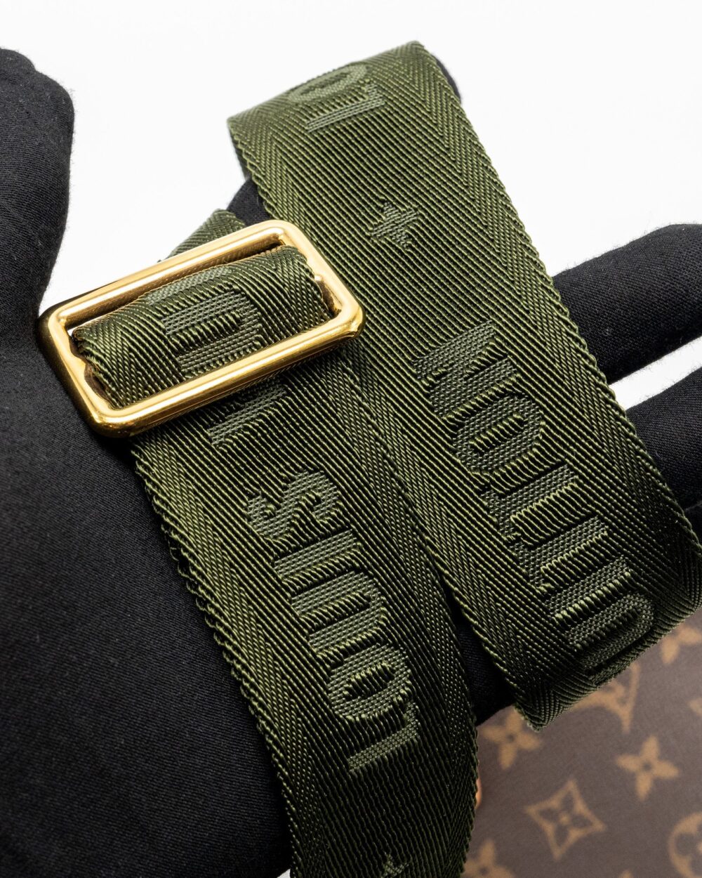 AAA Replica Louis Vuitton LV MULTI POCHETTE MONOGRAM CANVAS / KHAKI STRAP GHW