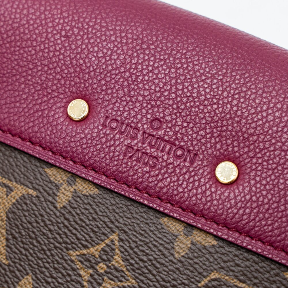 AAA Replica Louis Vuitton LV PALLAS CHAIN BAG MONOGRAM CANVAS/AURORE GHW