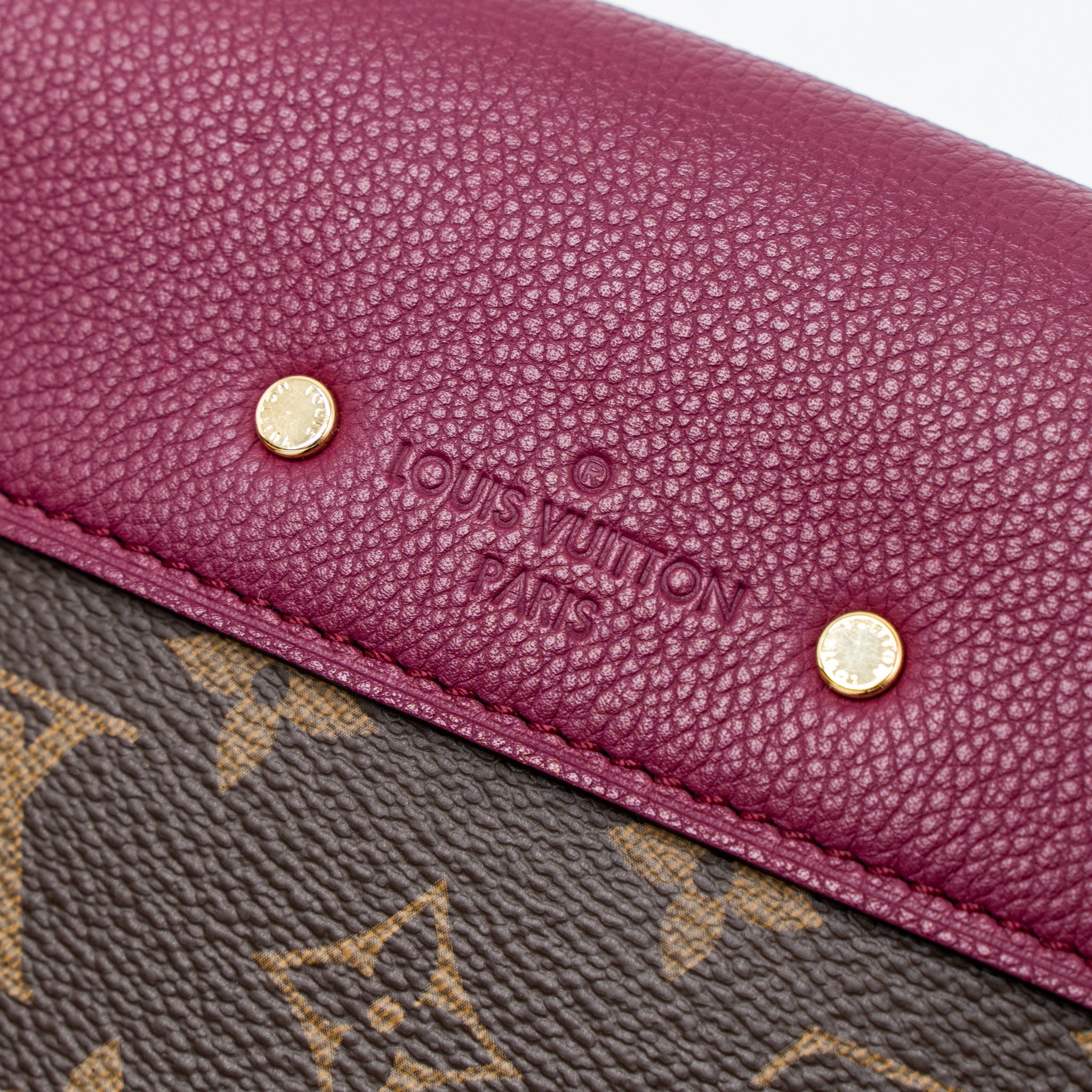 AAA Replica Louis Vuitton LV PALLAS CHAIN BAG MONOGRAM CANVAS/AURORE GHW
