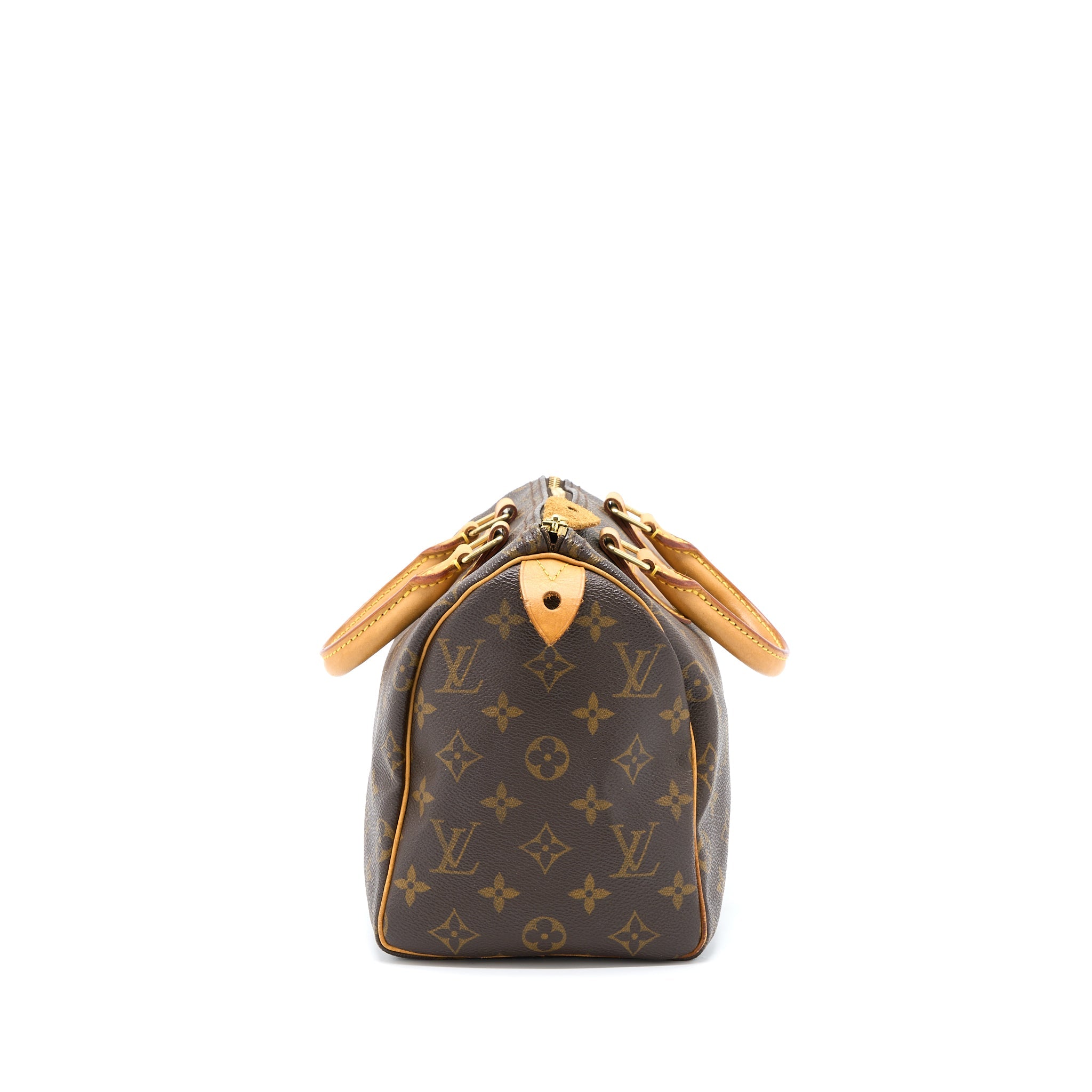 AAA Replica Louis Vuitton LV VINTAGE SPEEDY 25 MONOGRAM CANVAS GHW