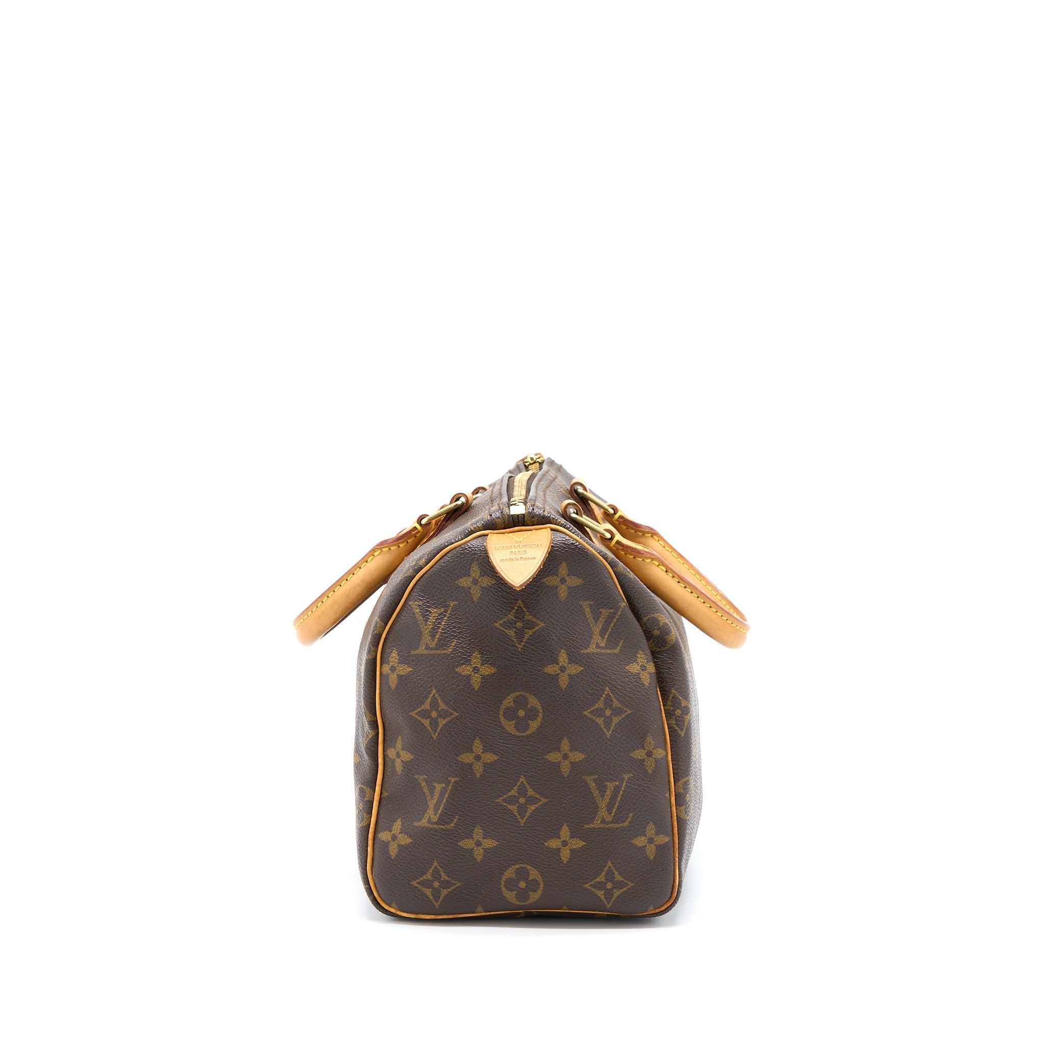 AAA Replica Louis Vuitton LV VINTAGE SPEEDY 25 MONOGRAM CANVAS GHW