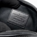 AAA Replica Louis Vuitton LV DANUBE MESSENGER BAG TAIGA BLACK/RAINBOW BLACK HARDWARE
