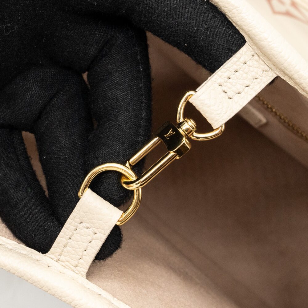 AAA Replica Louis Vuitton LV NEVERFULL MM MONOGRAM EMPREINTE CRÈME/ROSE TRIANON GHW(NEW VERSION)