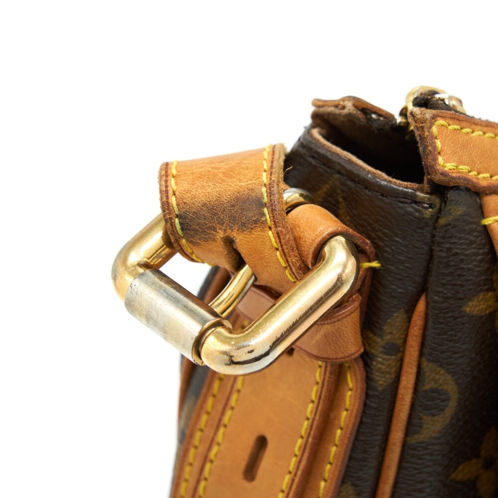 AAA Replica Louis Vuitton LV VINTAGE LARGE SHOULDER BAG MONOGRAM CANVAS GHW