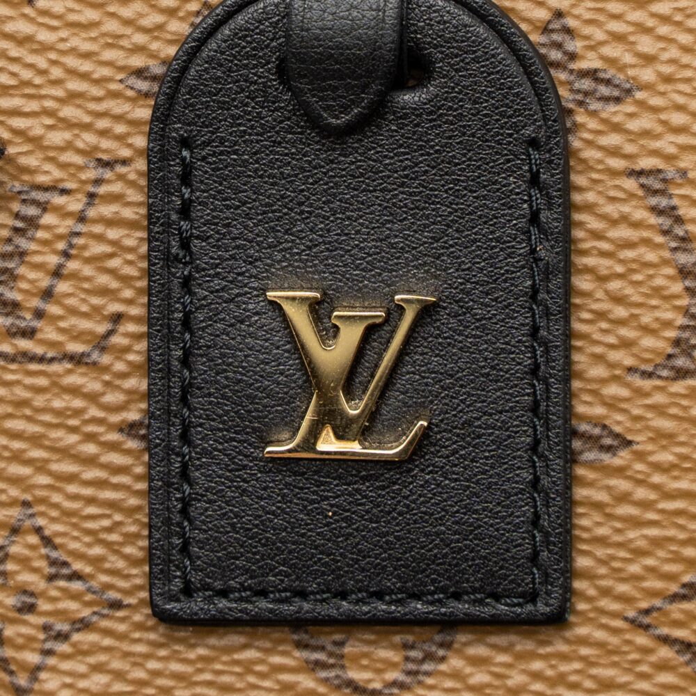 AAA Replica Louis Vuitton LV CHAPEAU NECKLACE/CHAIN BAG MONOGRAM REVERSE CANVAS BLACK GHW