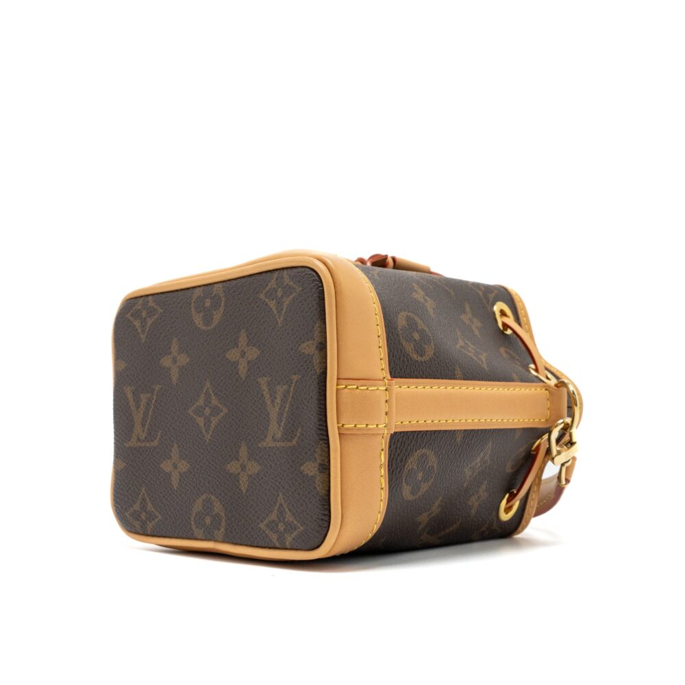 AAA Replica Louis Vuitton LV NANO NOE MONOGRAM CANVAS GHW (NEW VERSION)