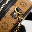 AAA Replica Louis Vuitton LV CHAPEAU NECKLACE/CHAIN BAG MONOGRAM REVERSE CANVAS BLACK GHW
