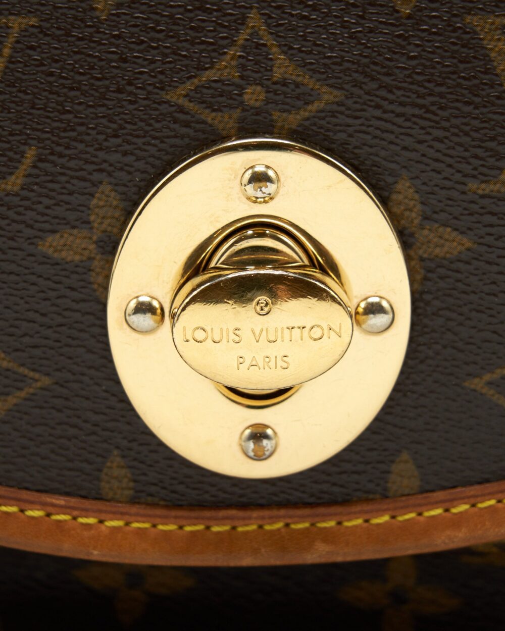 AAA Replica Louis Vuitton LV VINTAGE LARGE SHOULDER BAG MONOGRAM CANVAS GHW