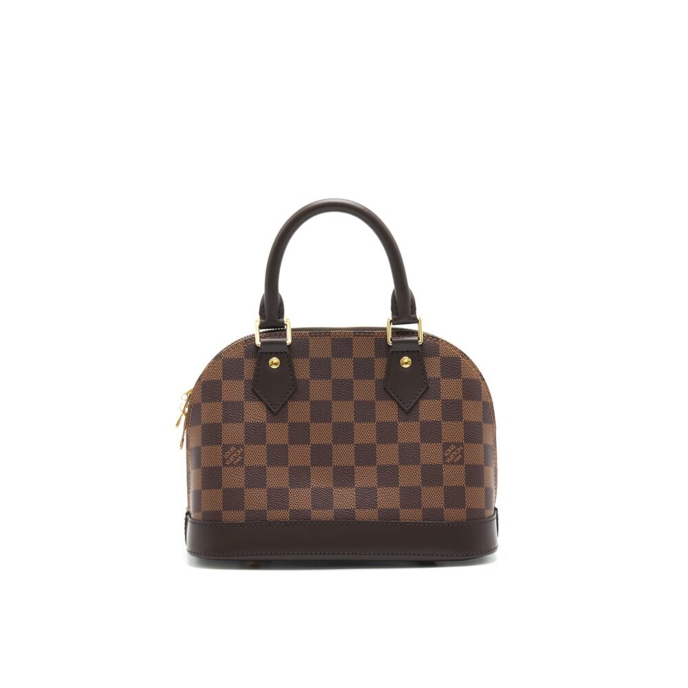 AAA Replica Louis Vuitton LV ALMA BB IN DAMIER EBENE