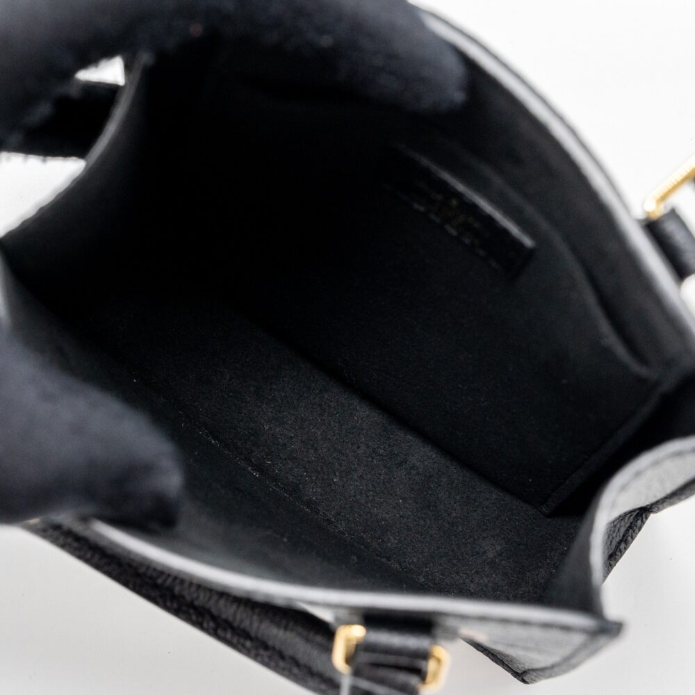 AAA Replica Louis Vuitton LV PETIT SAC PLAT MONOGRAM EMPREINTE BLACK/ BEIGE GHW (NEW VERSION)