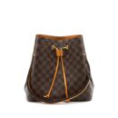 AAA Replica Louis Vuitton LV NEO NOE IN DAMIER EBENE/YELLOW