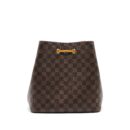 AAA Replica Louis Vuitton LV NEO NOE IN DAMIER EBENE/YELLOW