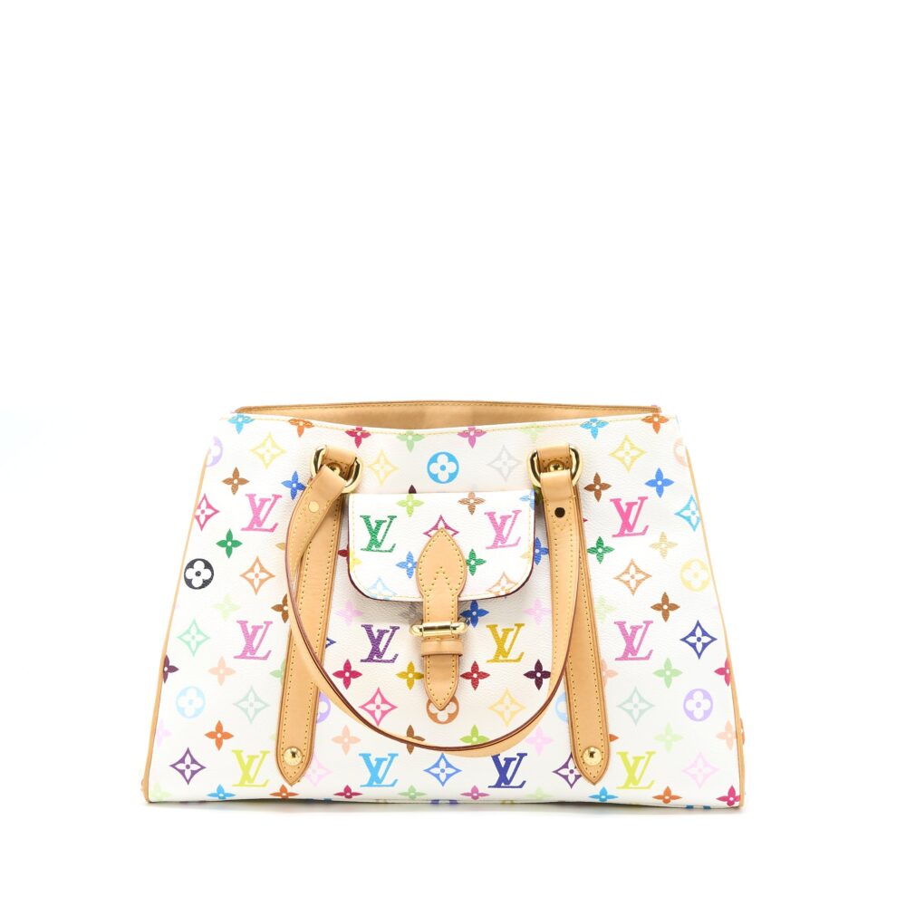 AAA Replica Louis Vuitton LV AURELIA SHOULDER BAG WHITE MULTICOLOUR MONOGRAM CANVAS GHW