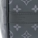 AAA Replica Louis Vuitton LV KEEPALL BANDOULIERE 50 MONOGRAM ECLIPSE CANVAS BLACK/GREY BLACK HARDWARE (NEW VERSION)