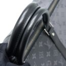 AAA Replica Louis Vuitton LV KEEPALL BANDOULIERE 50 MONOGRAM ECLIPSE CANVAS BLACK/GREY BLACK HARDWARE (NEW VERSION)