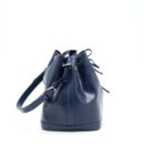 AAA Replica Louis Vuitton LV NOE BUCKET BAG EPI LEATHER NAVY SHW