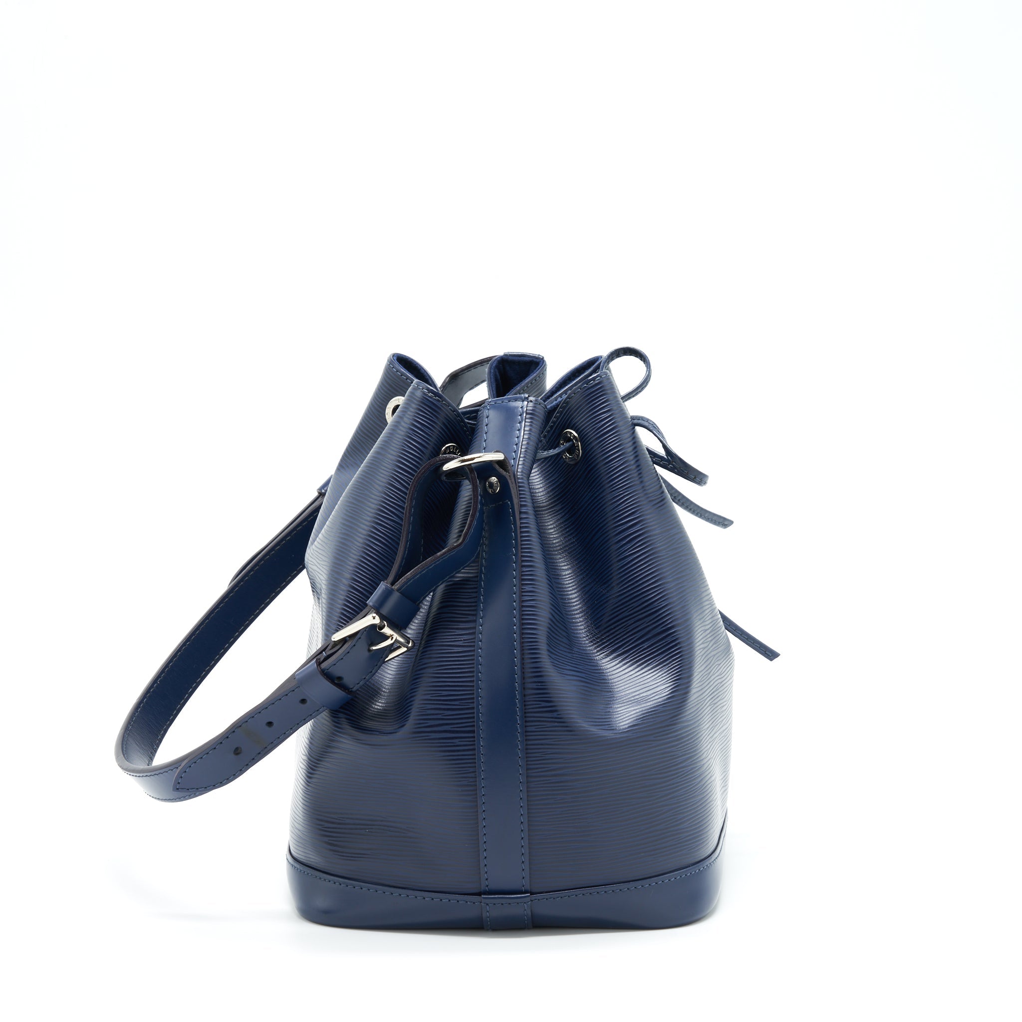 AAA Replica Louis Vuitton LV NOE BUCKET BAG EPI LEATHER NAVY SHW