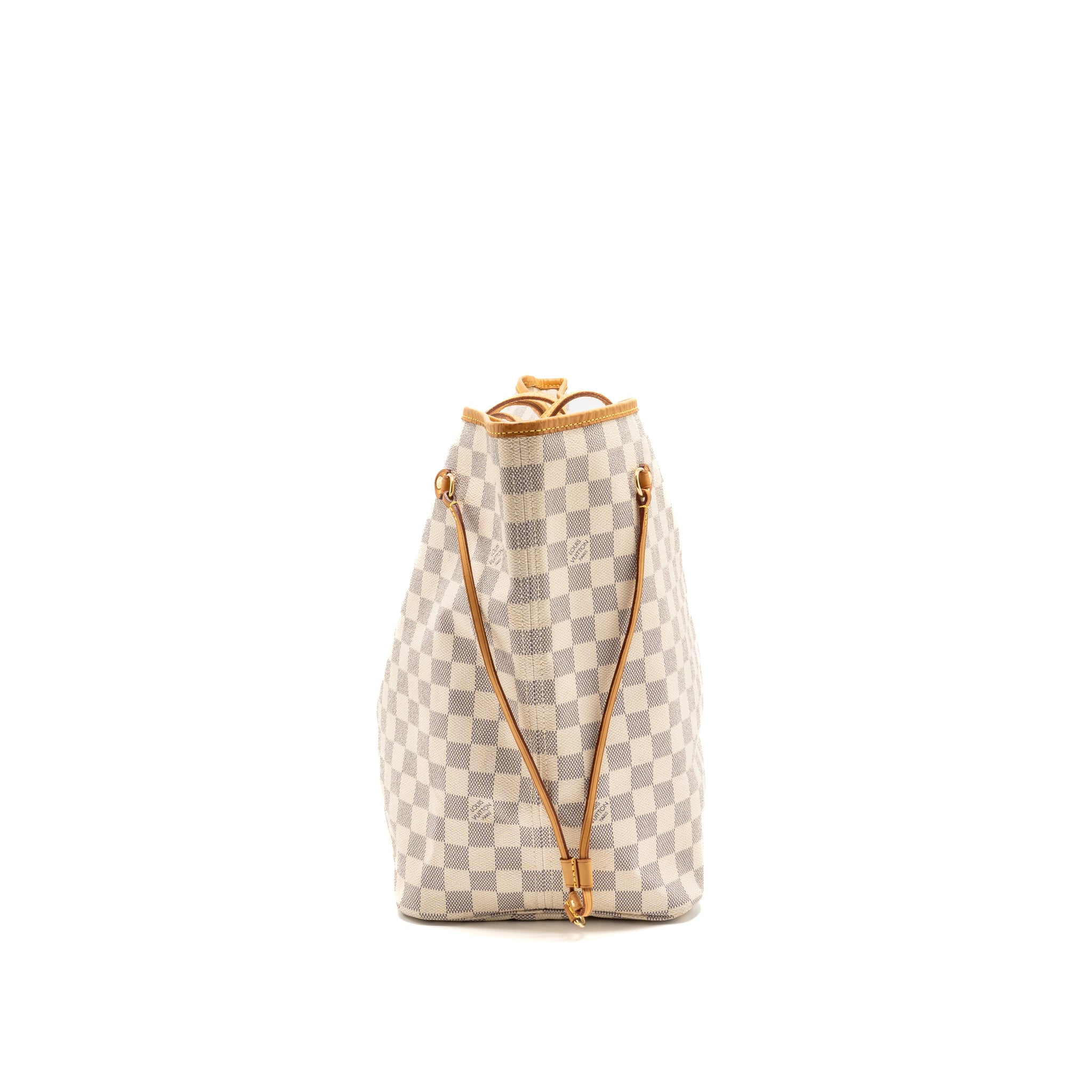AAA Replica Louis Vuitton LV NEVERFULL GM DAMIER AZUR CANVAS GHW