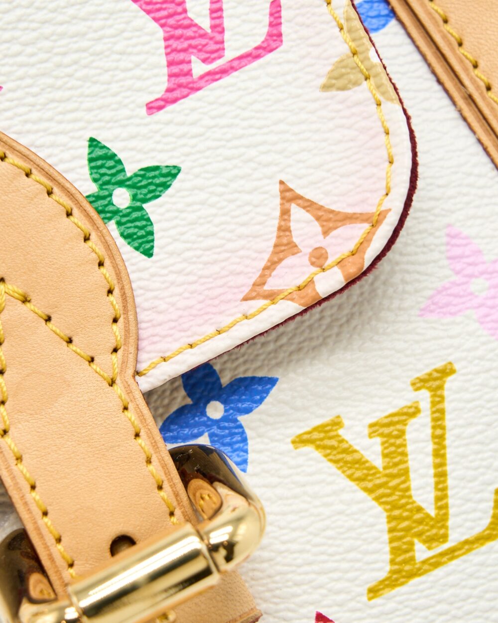 AAA Replica Louis Vuitton LV AURELIA SHOULDER BAG WHITE MULTICOLOUR MONOGRAM CANVAS GHW